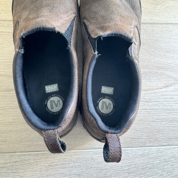 Merrel Ortholite Brown Leather Shoes - Picture 4 of 8